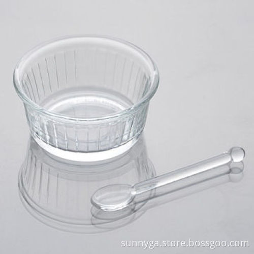124mL Machine Press Dessert Glassware with 70mm Bottom Diameter and 41mm Height